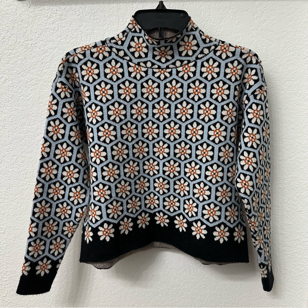 Anthropologie Carys Mock Neck Sweater by Maeve XXS